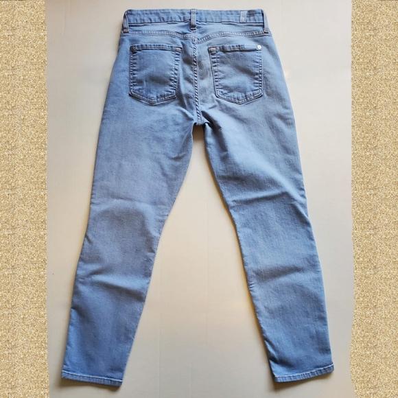 7 For All Mankind Cropped Skinny Jean size 28 - Picture 5 of 12